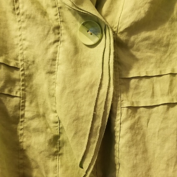 Green casual wear jacket size 8 - Picture 3 of 5